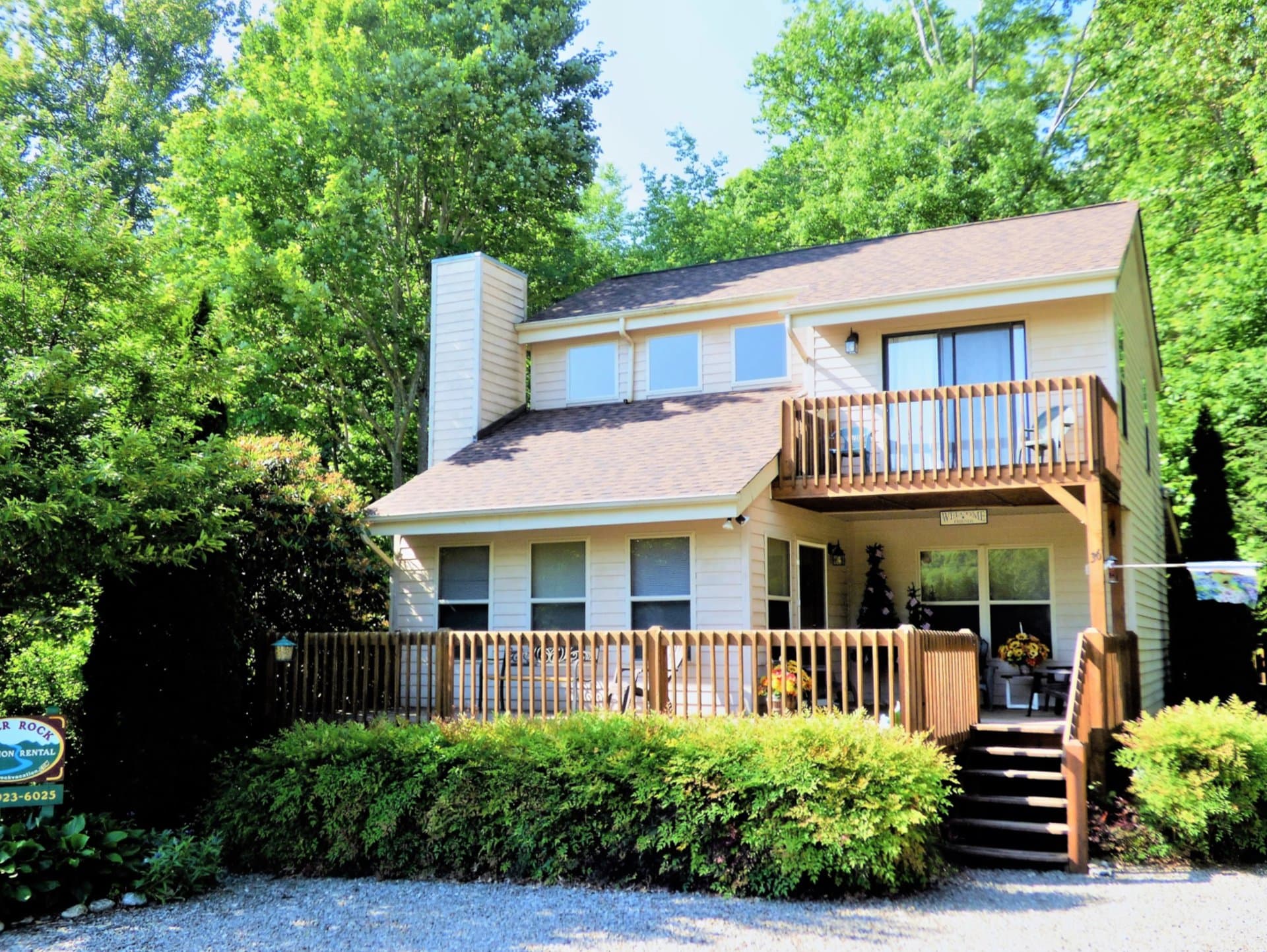 River Rock Chalet Exterior